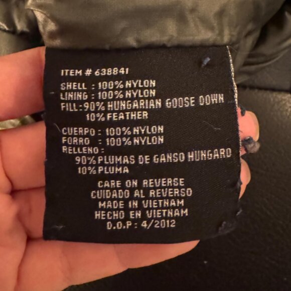 Kirkland Men's Size Medium Down Puffer Jacket - Picture 5 of 9